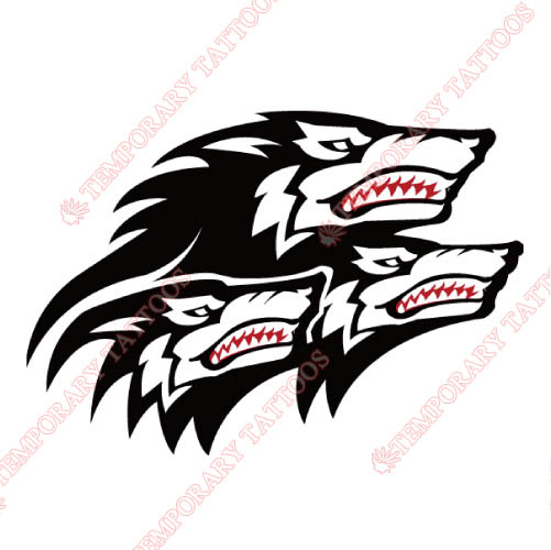 North Carolina State Wolfpack Customize Temporary Tattoos Stickers NO.5490